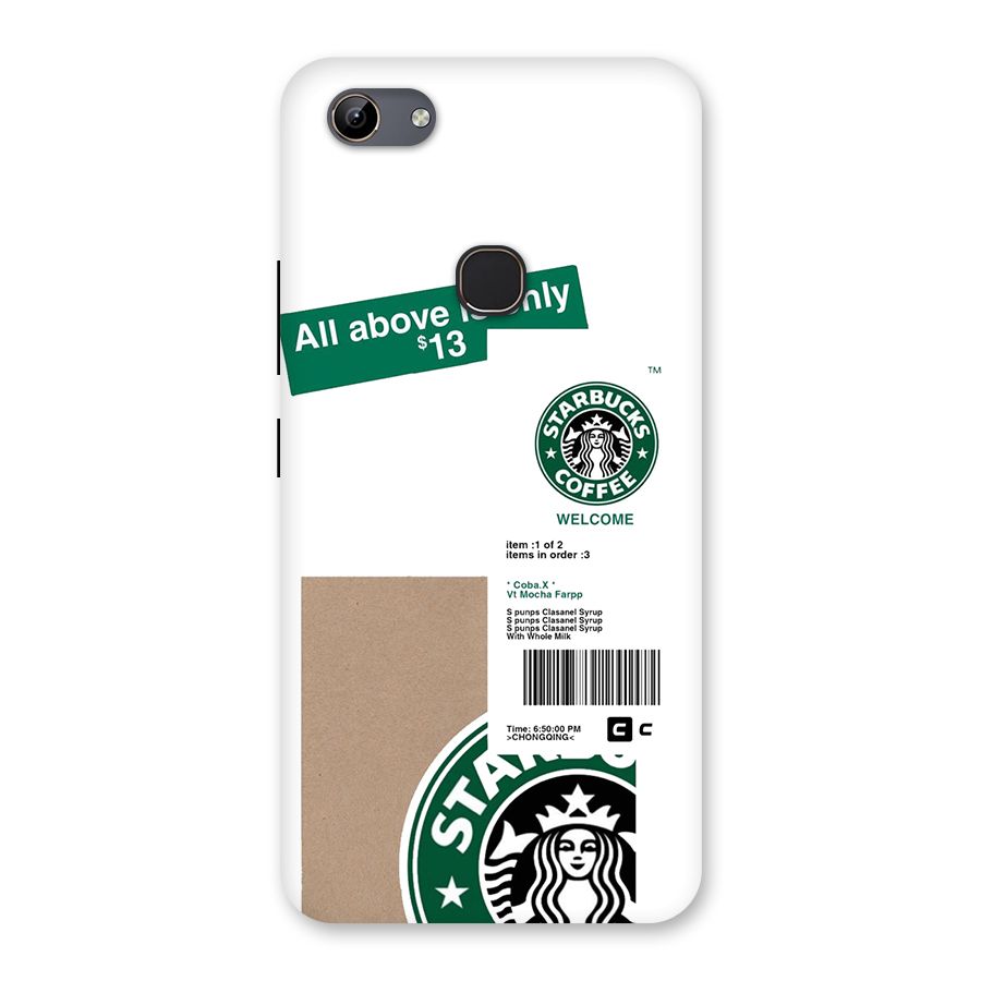 Starbucks Coffee Mocha Back Case for Vivo Y81