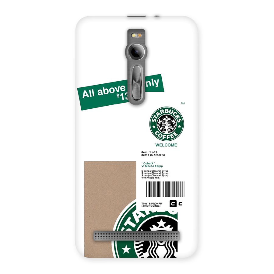 Starbucks Coffee Mocha Back Case for Zenfone 2