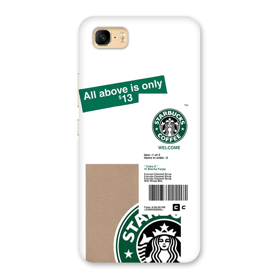Starbucks Coffee Mocha Back Case for Zenfone 3s Max