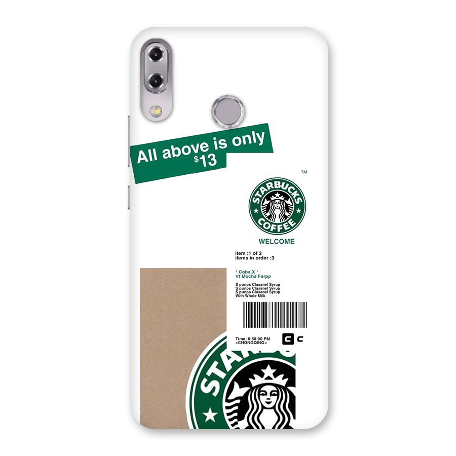 Starbucks Coffee Mocha Back Case for Zenfone 5Z