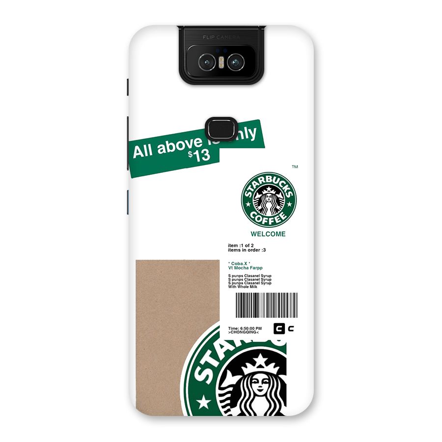 Starbucks Coffee Mocha Back Case for Zenfone 6z