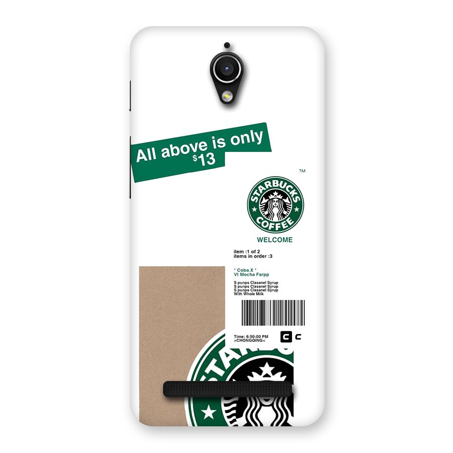 Starbucks Coffee Mocha Back Case for Zenfone Go