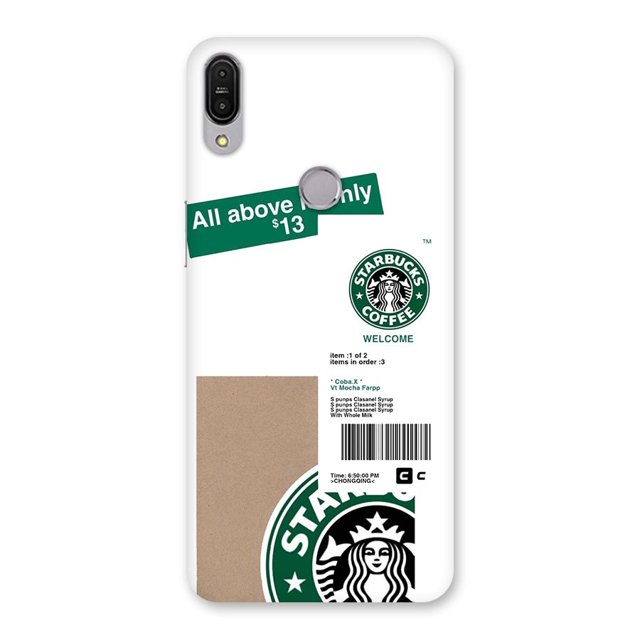 Starbucks Coffee Mocha Back Case for Zenfone Max Pro M1