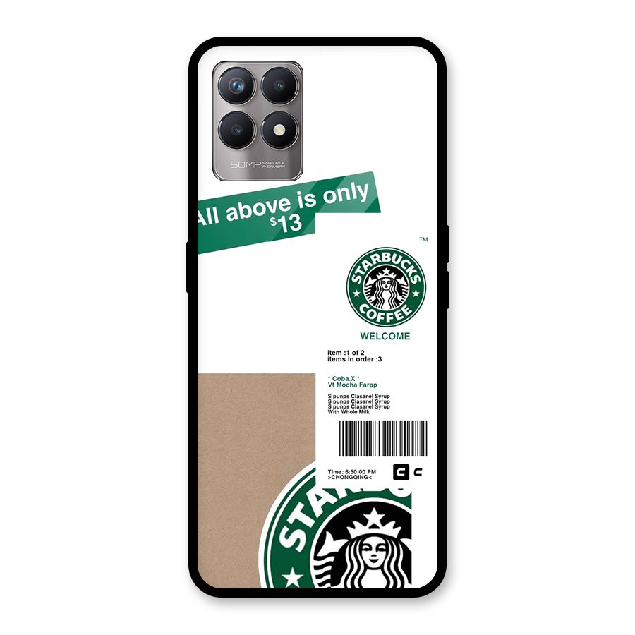 Starbucks Coffee Mocha Glass Back Case for Realme Narzo 50