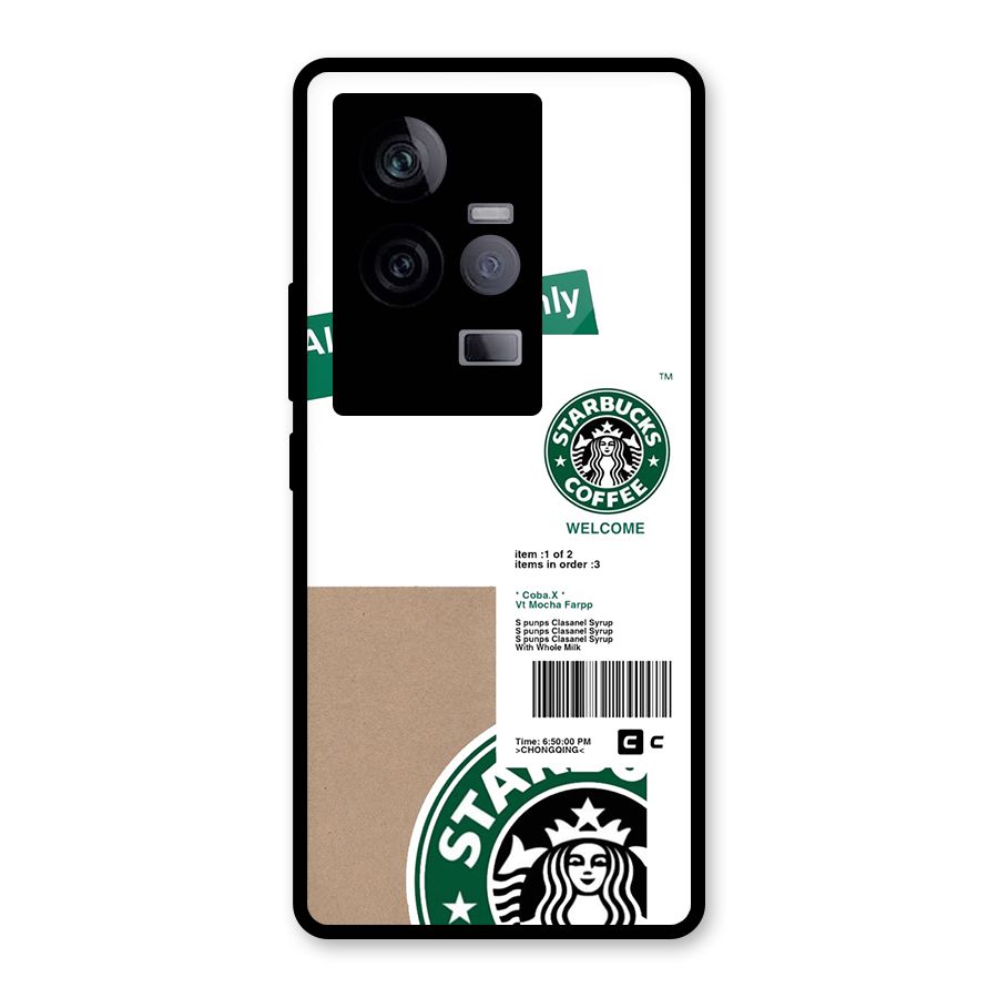 Starbucks Coffee Mocha Glass Back Case for Vivo iQOO 11 5G