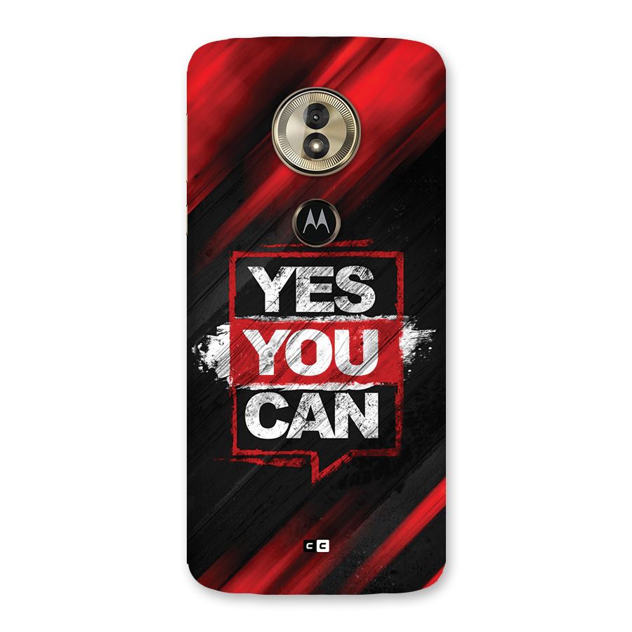 Stay Motivated Back Case for Moto G6 Play