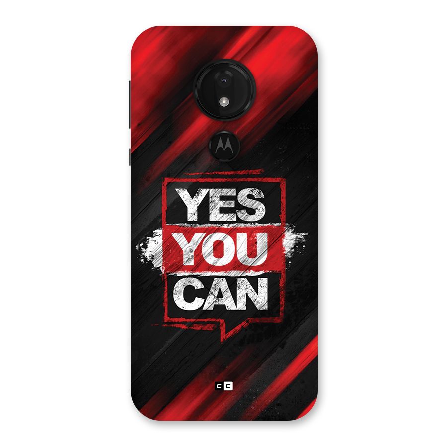 Stay Motivated Back Case for Moto G7 Power