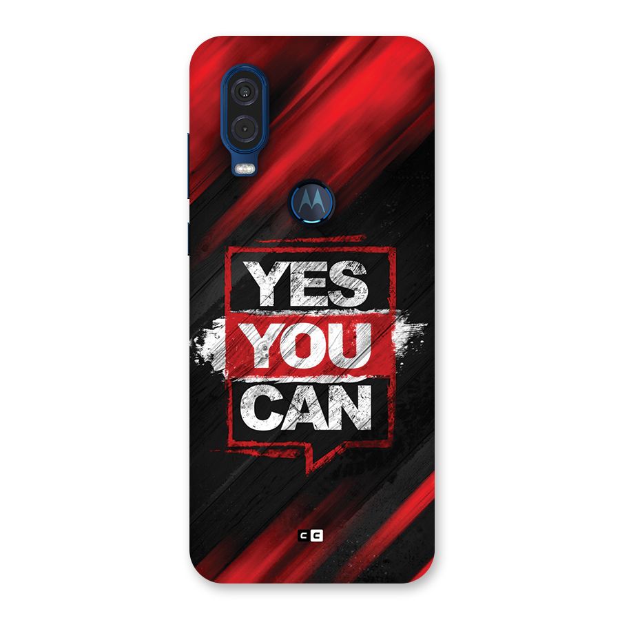 Stay Motivated Back Case for Motorola One Vision
