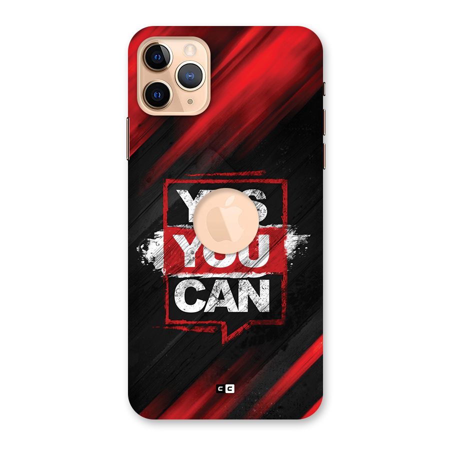 Stay Motivated Back Case for iPhone 11 Pro Max Logo Cut