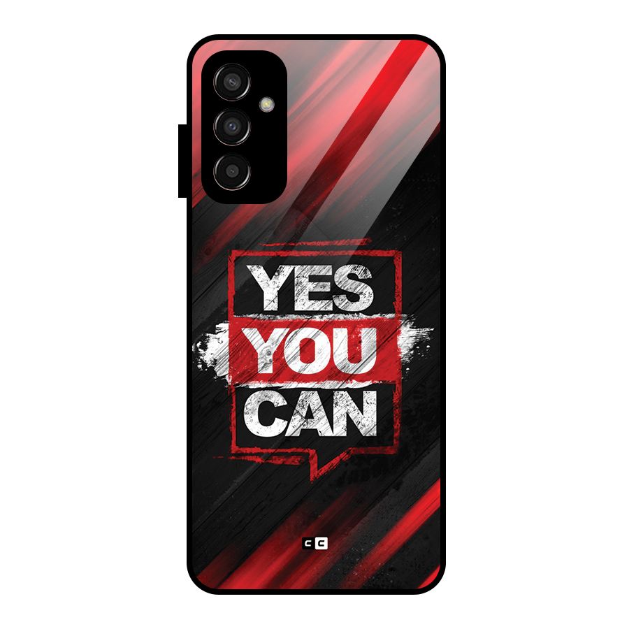 Stay Motivated Glass Back Case for Galaxy F13