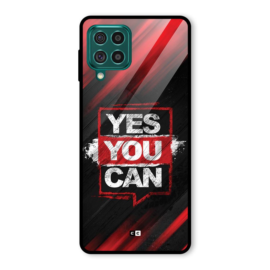Stay Motivated Glass Back Case for Galaxy F62