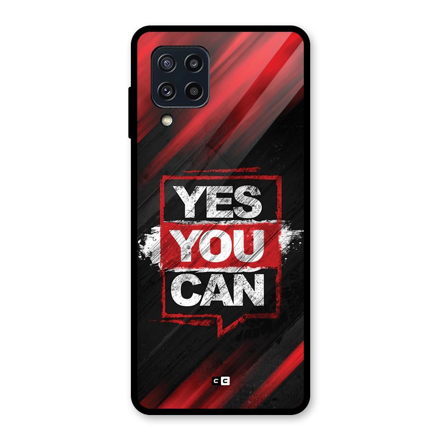 Stay Motivated Glass Back Case for Galaxy M32