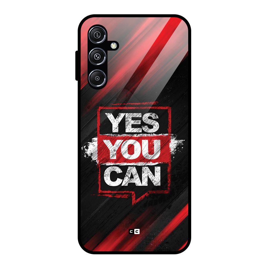 Stay Motivated Glass Back Case for Galaxy M34 5G