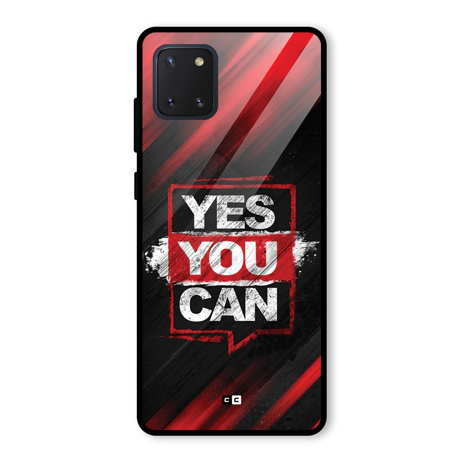 Stay Motivated Glass Back Case for Galaxy Note 10 Lite