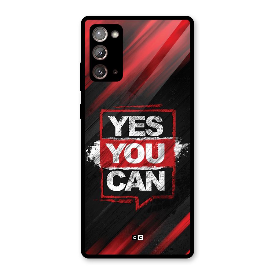 Stay Motivated Glass Back Case for Galaxy Note 20