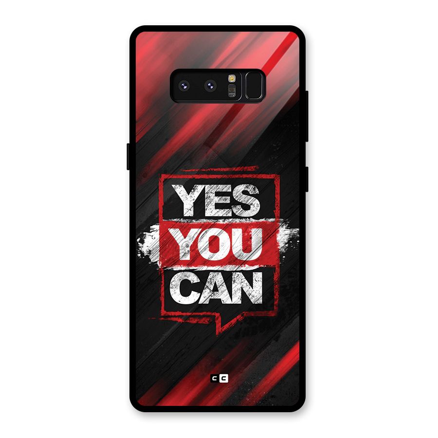 Stay Motivated Glass Back Case for Galaxy Note 8