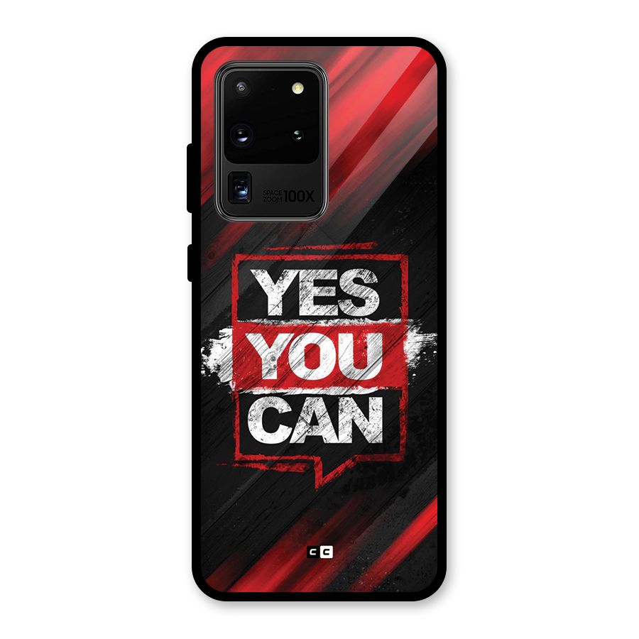 Stay Motivated Glass Back Case for Galaxy S20 Ultra