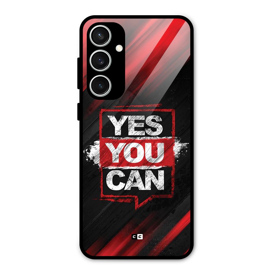Stay Motivated Glass Back Case for Galaxy S23 FE