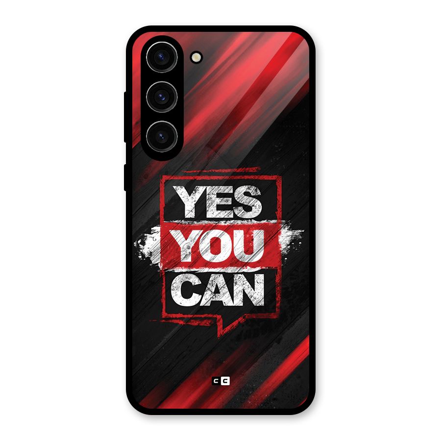 Stay Motivated Glass Back Case for Galaxy S23 Plus