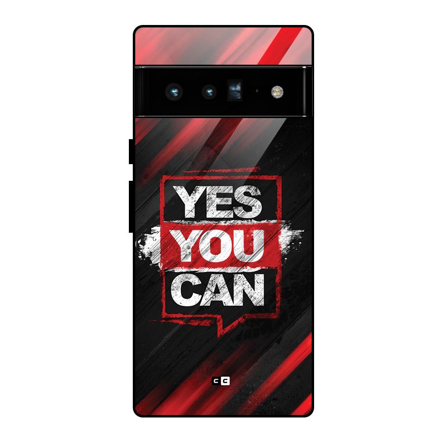 Stay Motivated Glass Back Case for Google Pixel 6 Pro