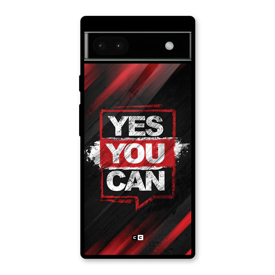 Stay Motivated Glass Back Case for Google Pixel 6a