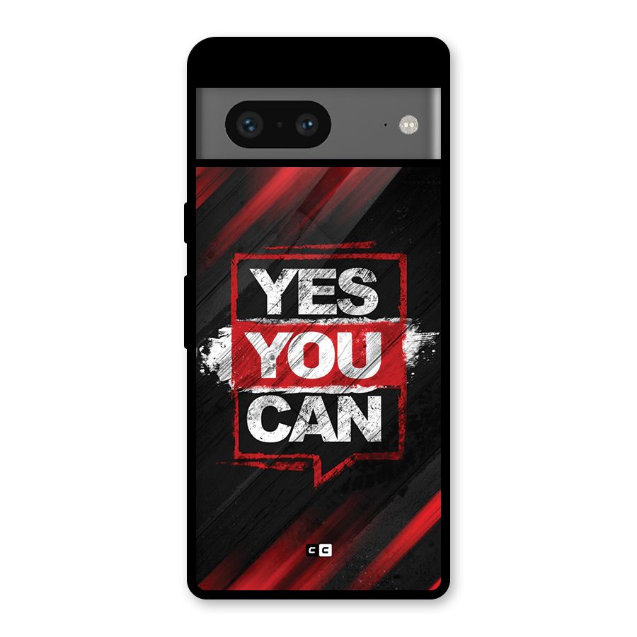Stay Motivated Glass Back Case for Google Pixel 7