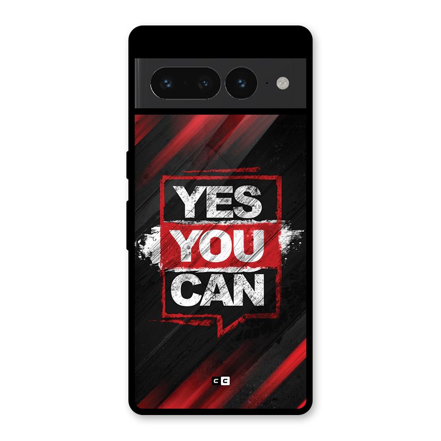 Stay Motivated Glass Back Case for Google Pixel 7 Pro