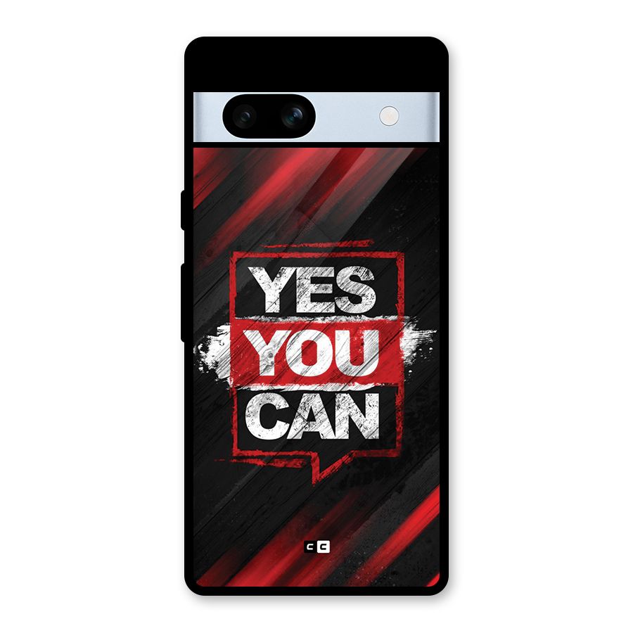 Stay Motivated Glass Back Case for Google Pixel 7a