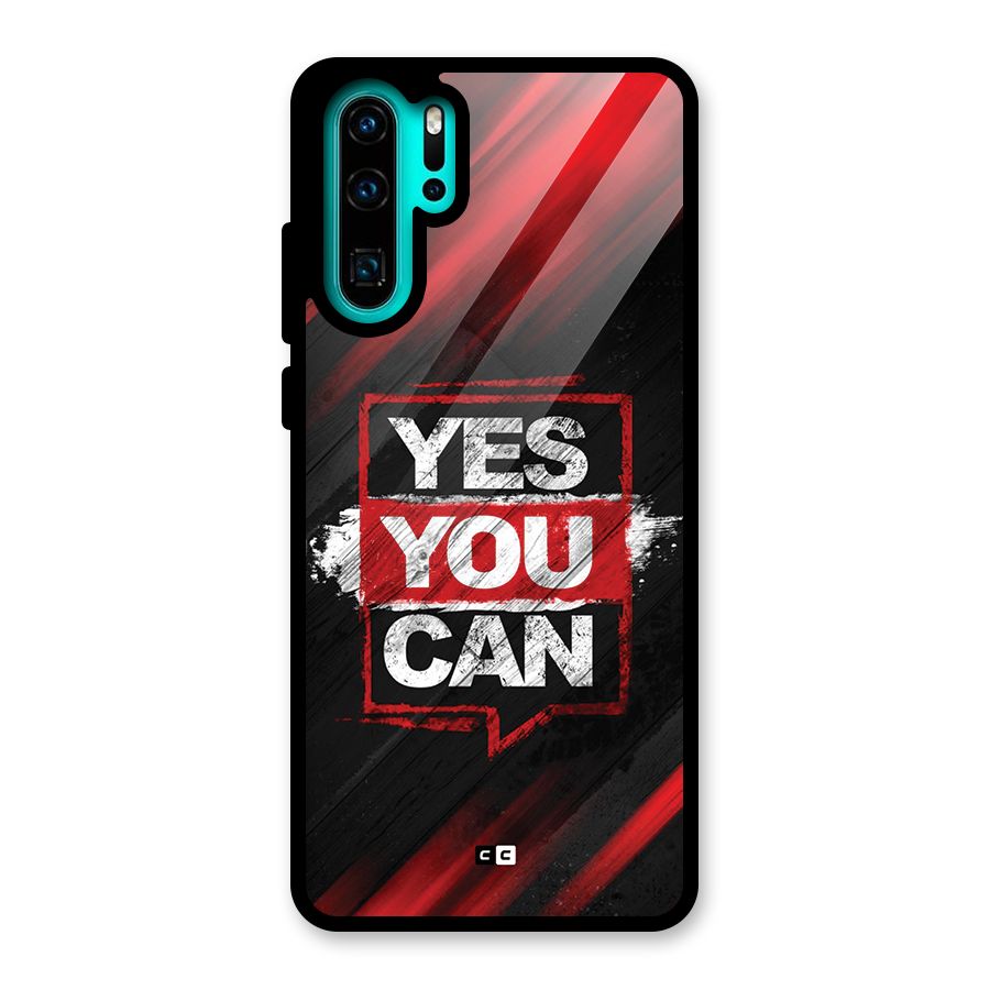 Stay Motivated Glass Back Case for Huawei P30 Pro