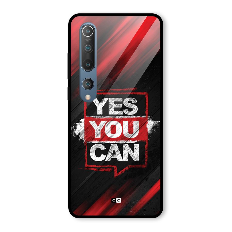 Stay Motivated Glass Back Case for Mi 10