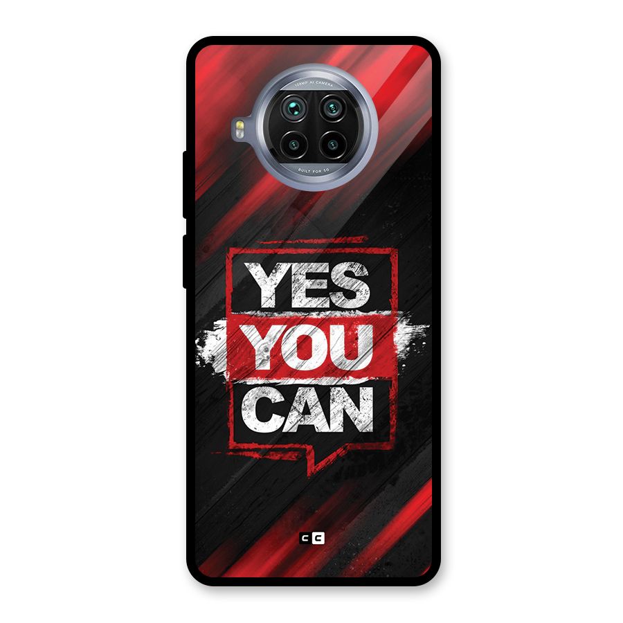 Stay Motivated Glass Back Case for Mi 10i