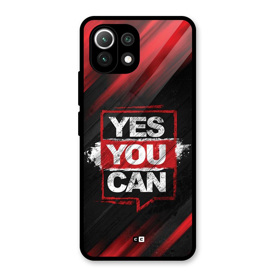 Stay Motivated Glass Back Case for Mi 11 Lite NE 5G