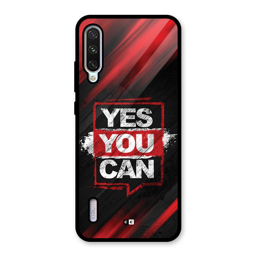 Stay Motivated Glass Back Case for Mi A3