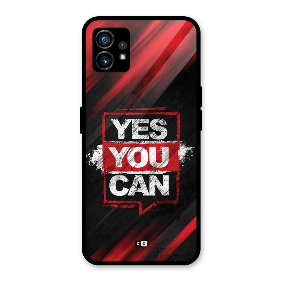 Stay Motivated Glass Back Case for Nothing Phone 1