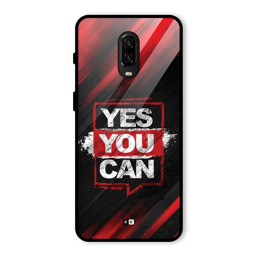 Stay Motivated Glass Back Case for OnePlus 6T