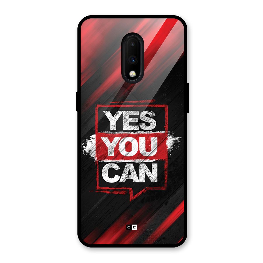 Stay Motivated Glass Back Case for OnePlus 7