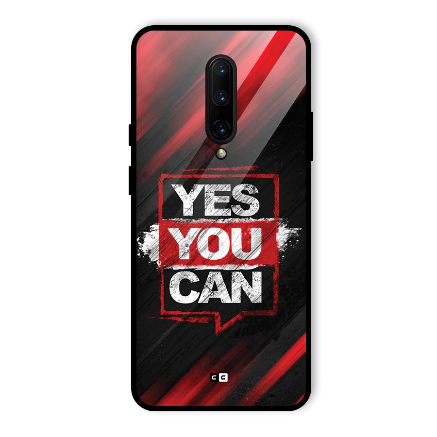 Stay Motivated Glass Back Case for OnePlus 7 Pro