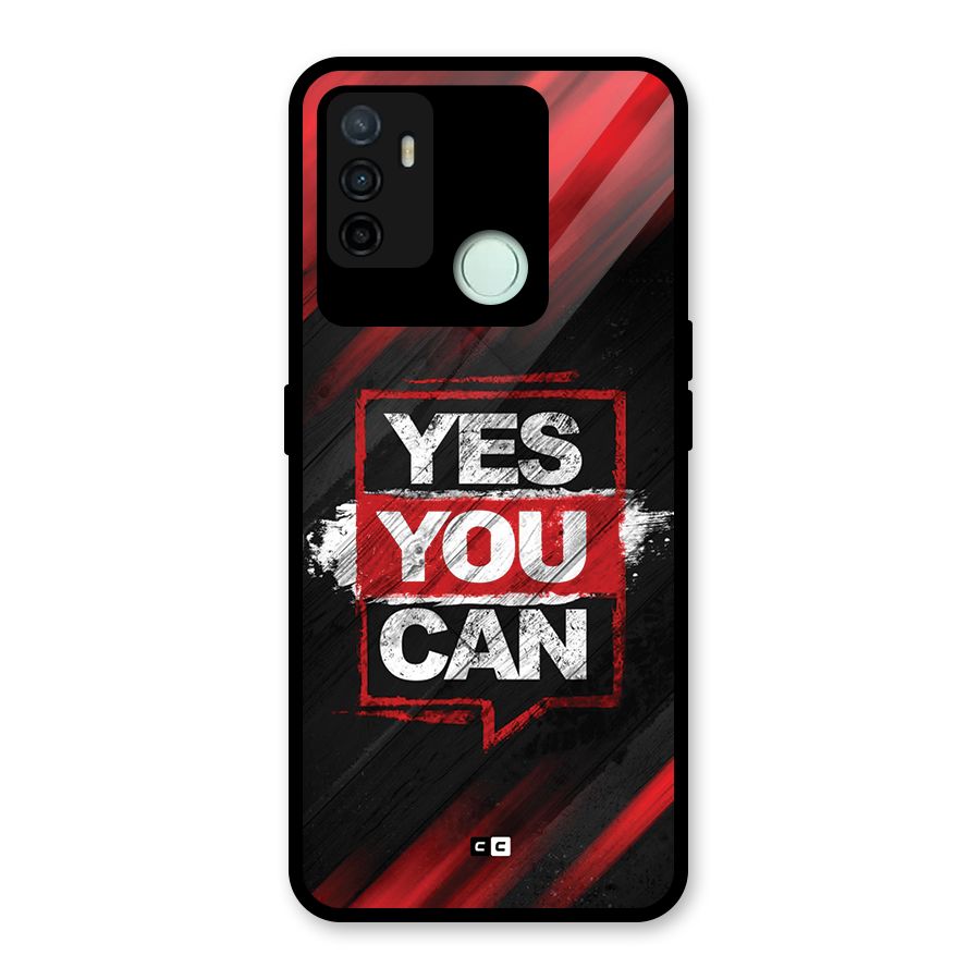 Stay Motivated Glass Back Case for Oppo A53