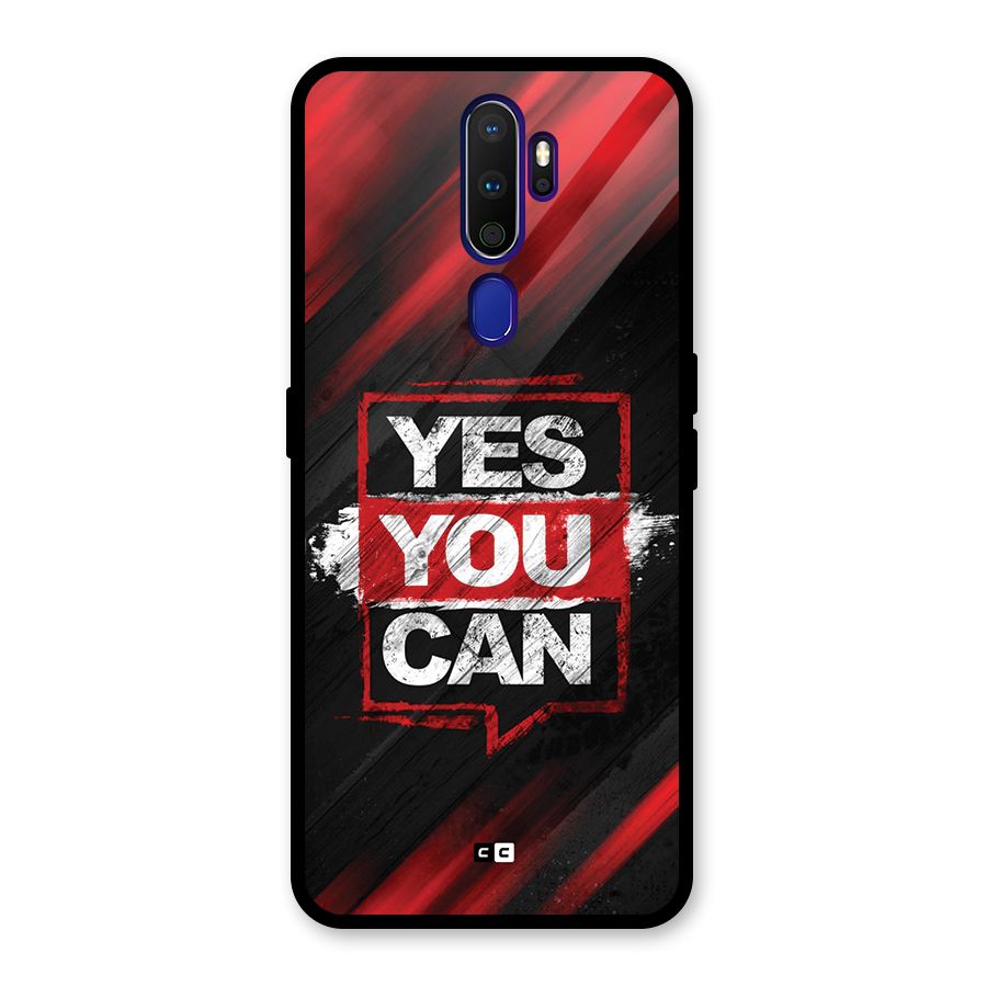 Stay Motivated Glass Back Case for Oppo A9 (2020)