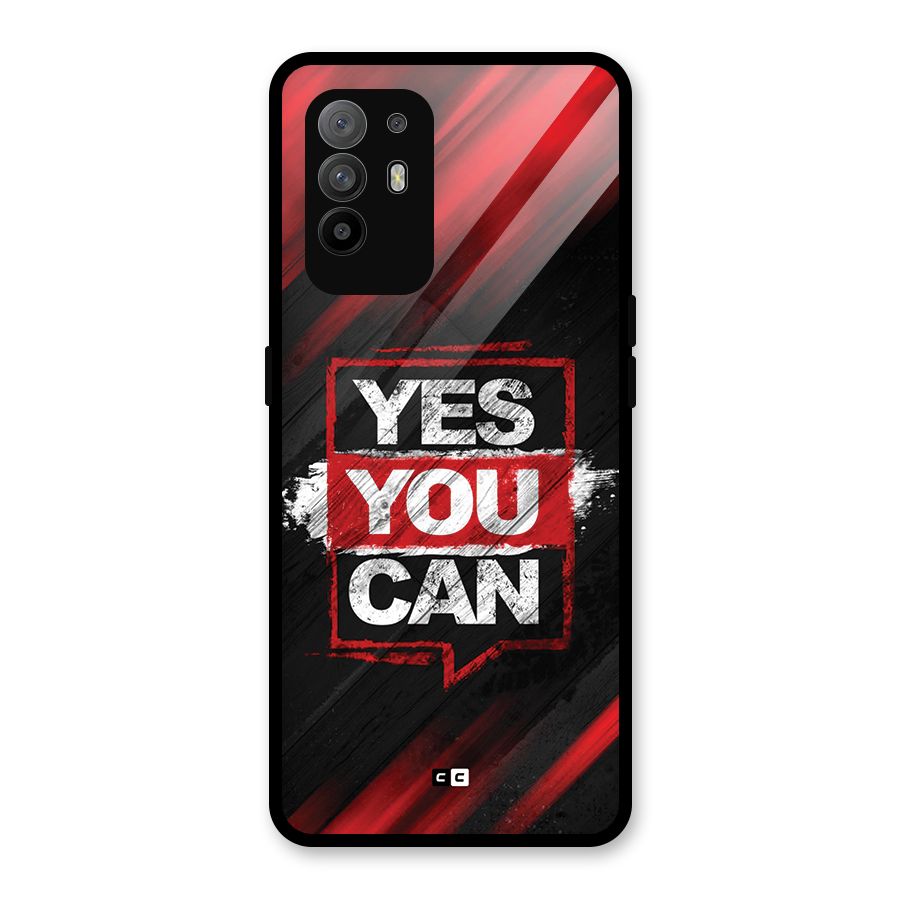 Stay Motivated Glass Back Case for Oppo F19 Pro Plus 5G