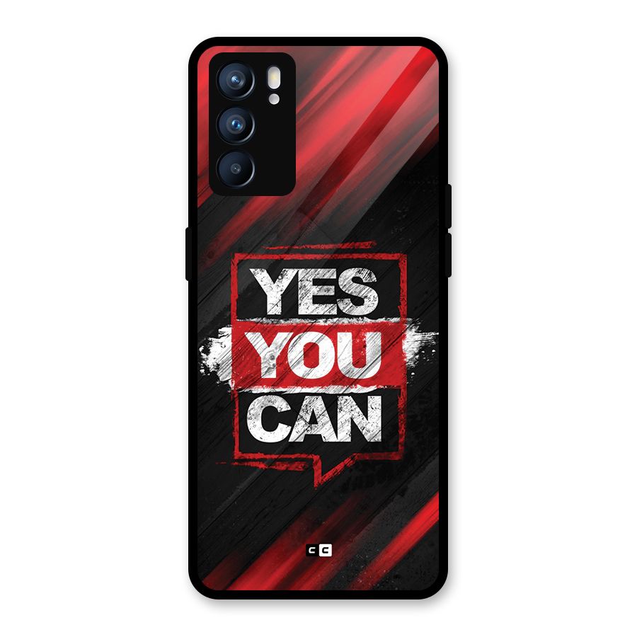 Stay Motivated Glass Back Case for Oppo Reno6 5G