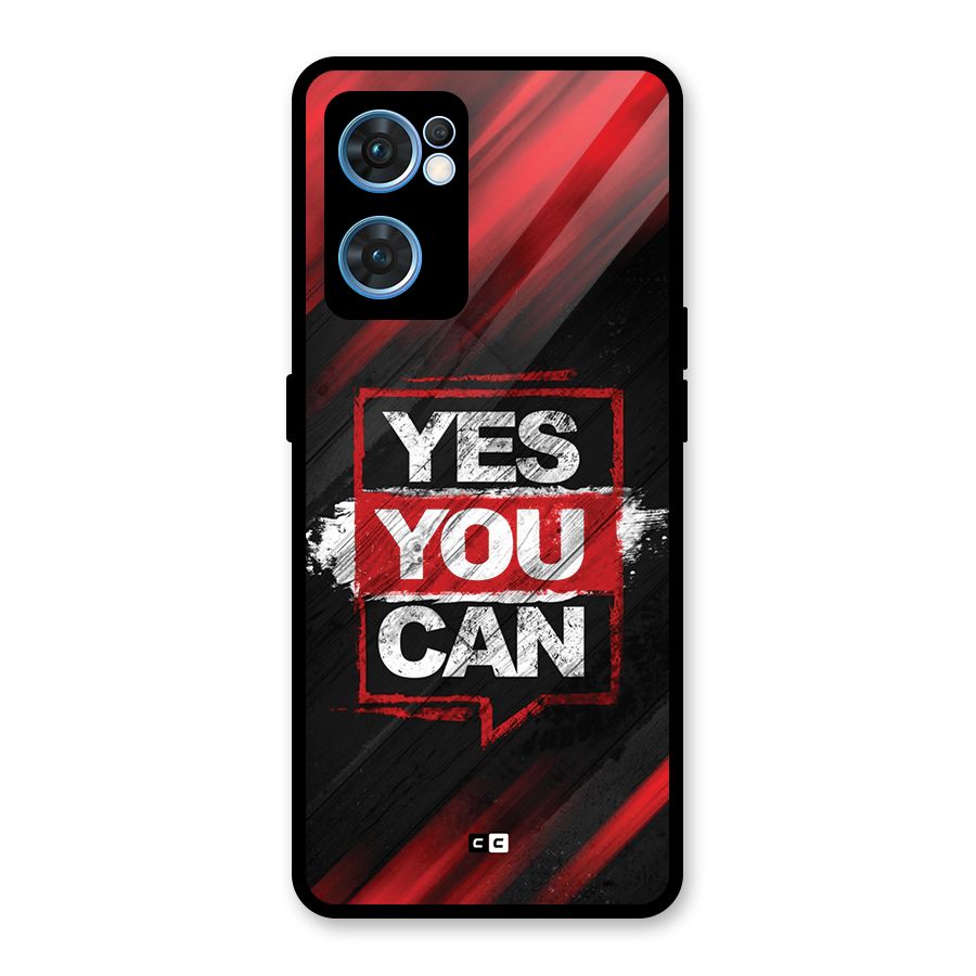 Stay Motivated Glass Back Case for Oppo Reno7 5G