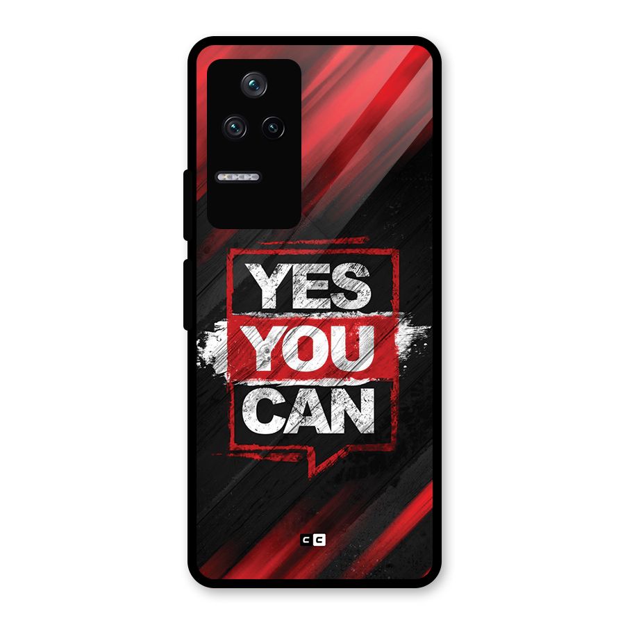 Stay Motivated Glass Back Case for Poco F4 5G