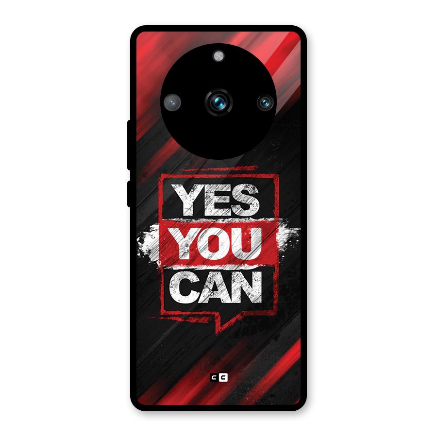 Stay Motivated Glass Back Case for Realme 11 Pro