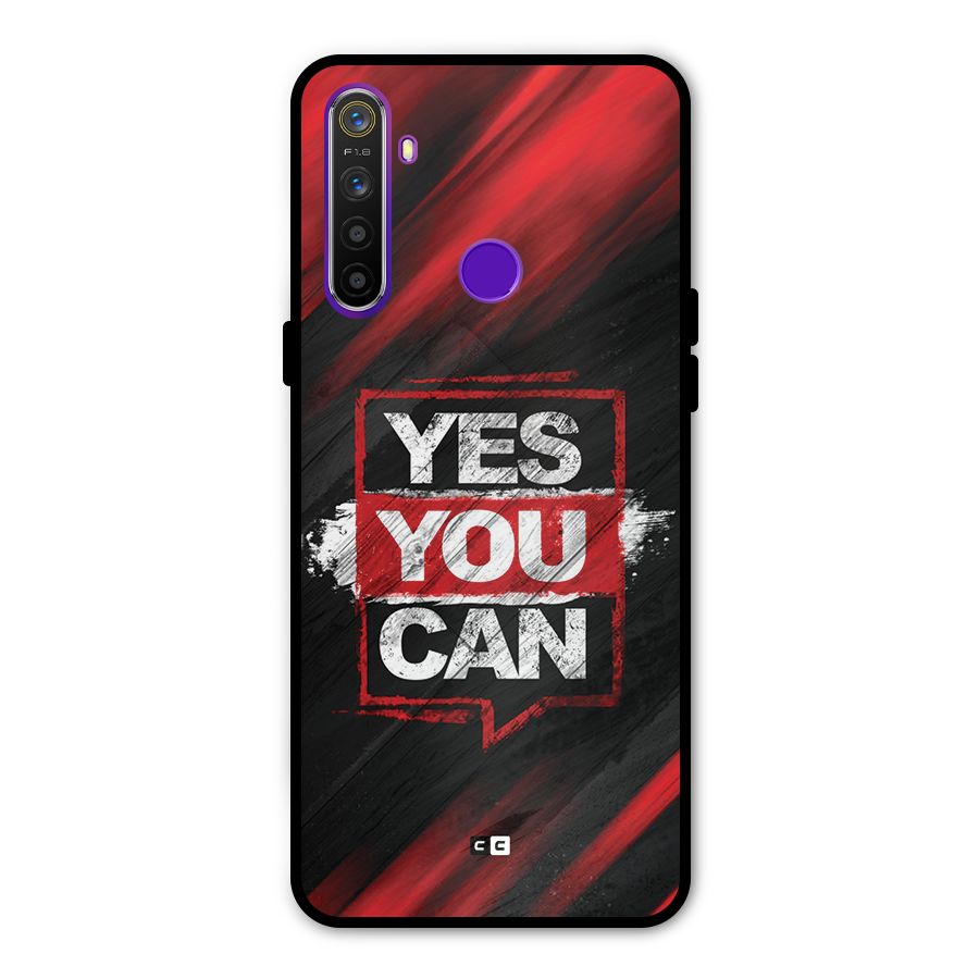 Stay Motivated Glass Back Case for Realme 5s