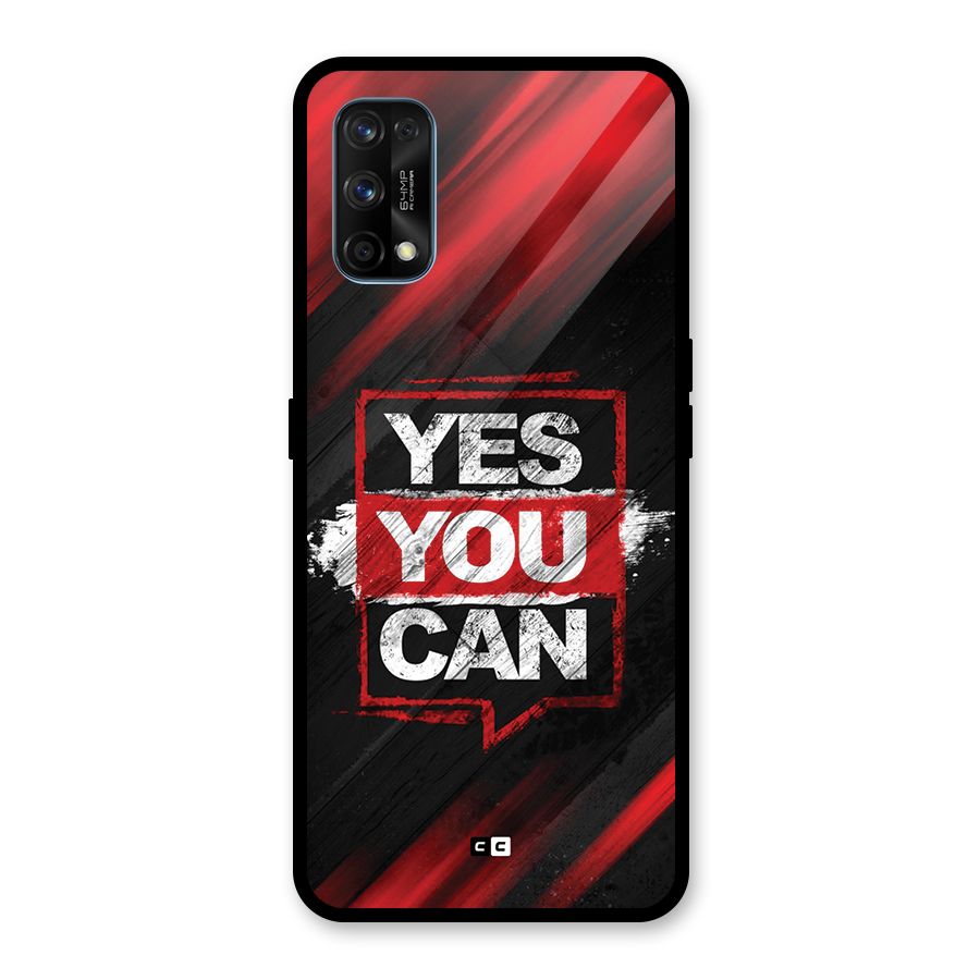 Stay Motivated Glass Back Case for Realme 7 Pro