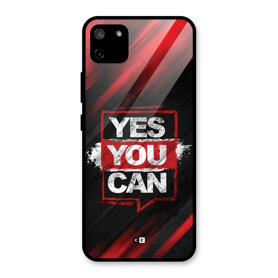 Stay Motivated Glass Back Case for Realme C11