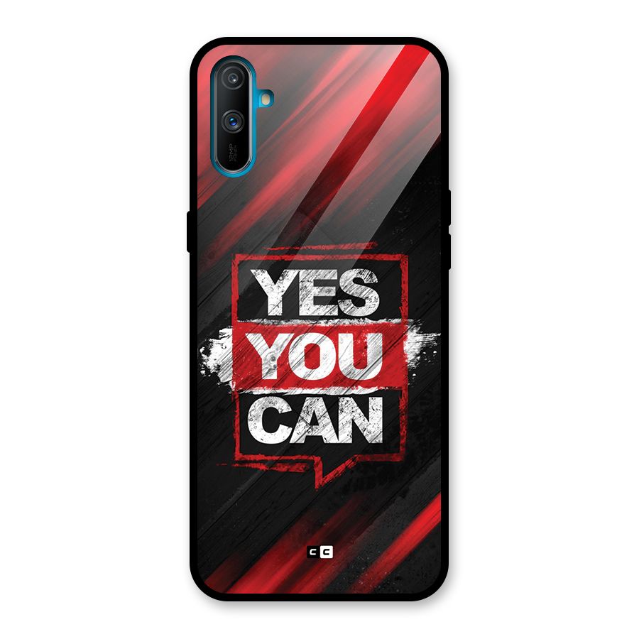 Stay Motivated Glass Back Case for Realme C3