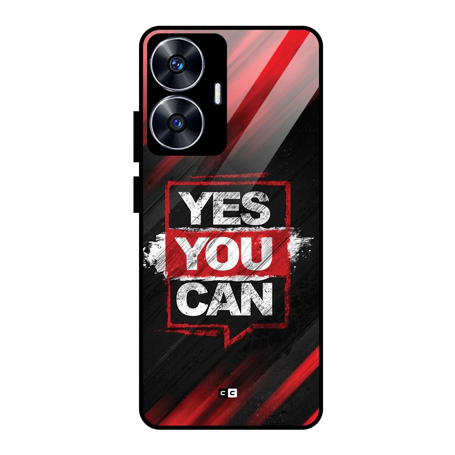 Stay Motivated Glass Back Case for Realme Narzo N55