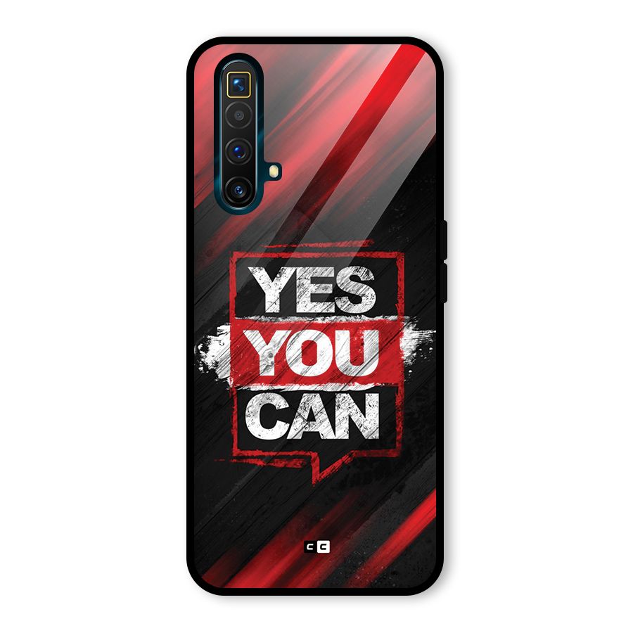 Stay Motivated Glass Back Case for Realme X3